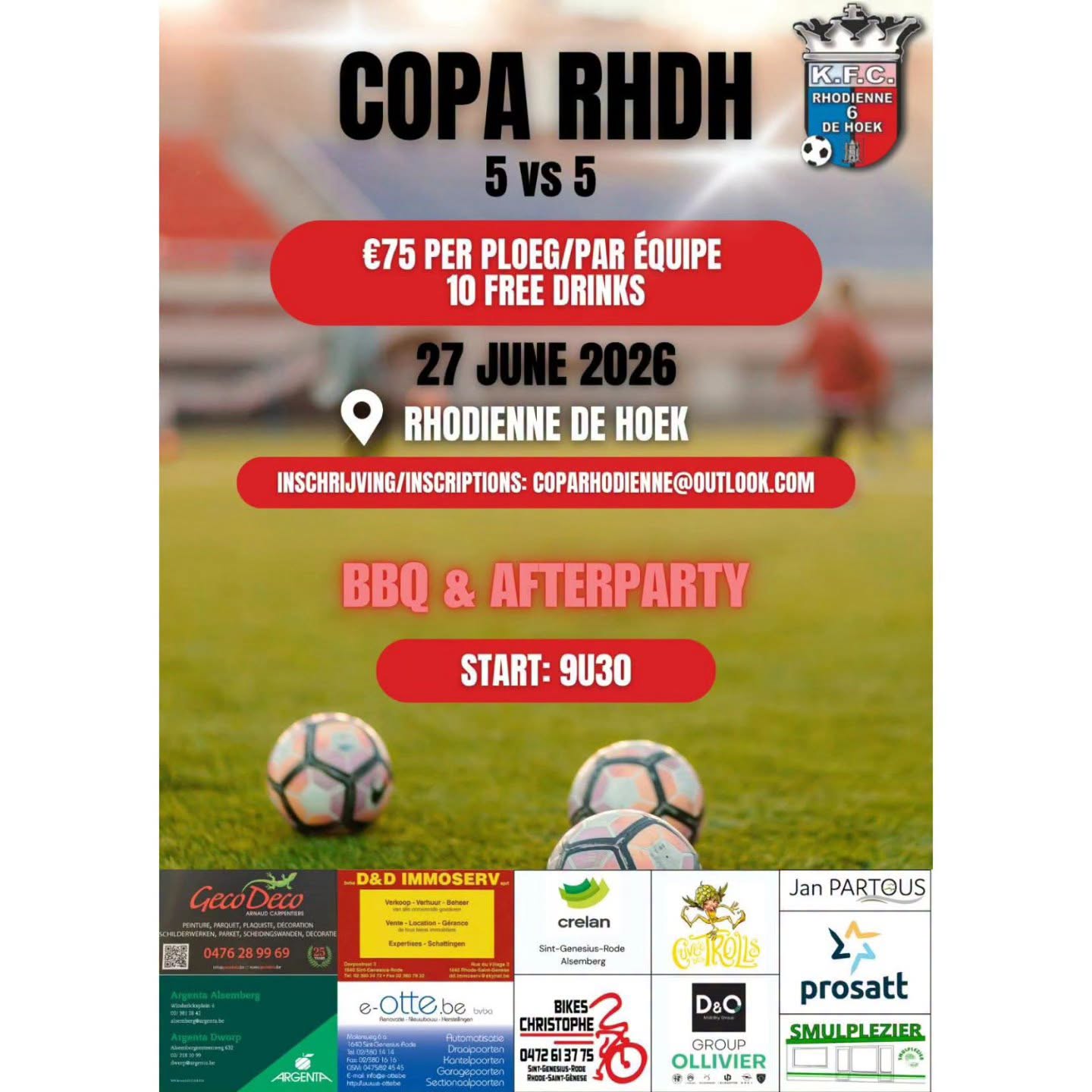 K.F.C RHODIENNE- 6 -DE HOEK - Copa Rhodienne